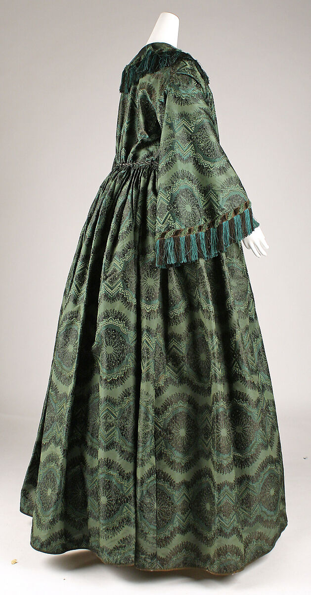 Dress, silk, American