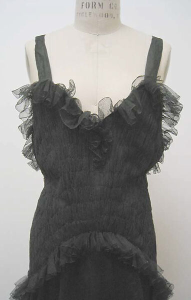 Evening dress, Lucien Lelong (French, 1889–1958), silk, French