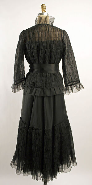 Evening ensemble, House of Givenchy (French, founded 1952), silk, French