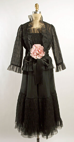 Evening ensemble, House of Givenchy (French, founded 1952), silk, French 