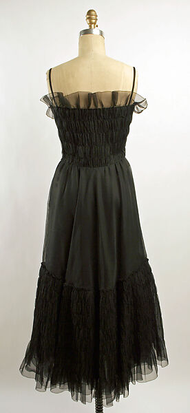 Evening ensemble, House of Givenchy (French, founded 1952), silk, French