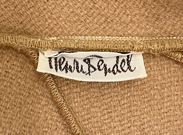 Coat, Henri Bendel (American, founded 1895), wool, leather, American