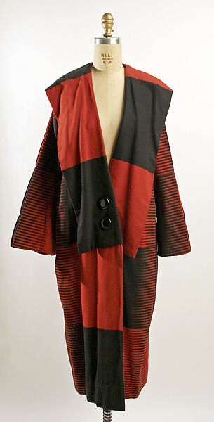 Coat, Carol Fertig, wool, cotton, American 