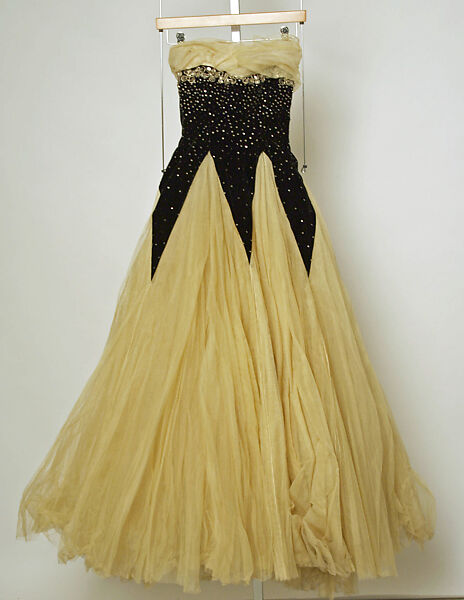 Ensemble, Robert Piguet (French, born Switzerland, 1901–1953), cotton, silk, metal, French