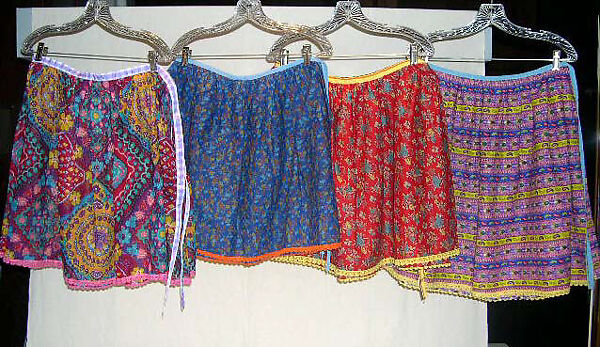 Skirt, Giorgio di Sant&#39;Angelo (American, born Italy, 1933–1989), cotton, synthetic fiber, American 