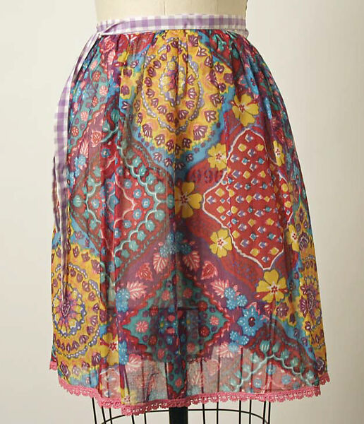 Skirt, Giorgio di Sant'Angelo (American, born Italy, 1933–1989), cotton, synthetic fiber, American