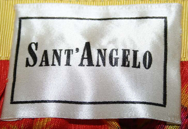 Wrap skirt, Giorgio di Sant'Angelo (American, born Italy, 1933–1989), nylon, American