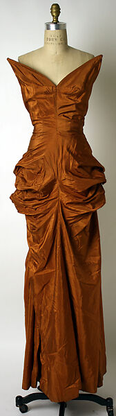 Evening dress, Schiaparelli (French, founded 1927), silk, French 