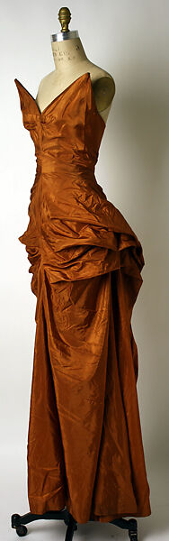 Evening dress, Schiaparelli (French, founded 1927), silk, French