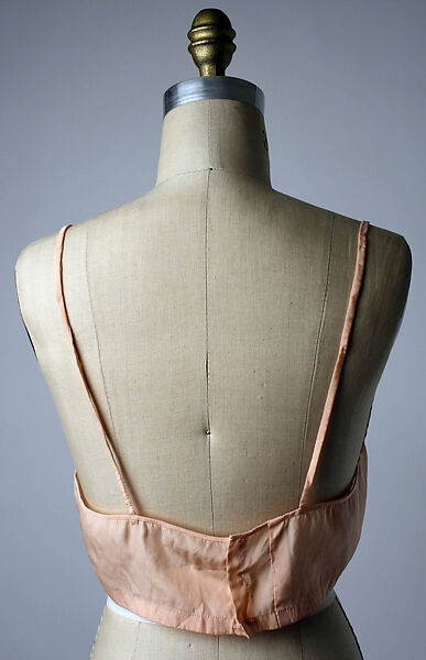 Brassiere, silk, cotton, French