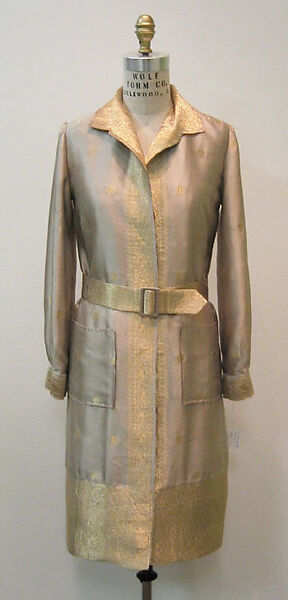 Coat, Prada (Italian, founded 1913), a,b) silk, metal, Italian 