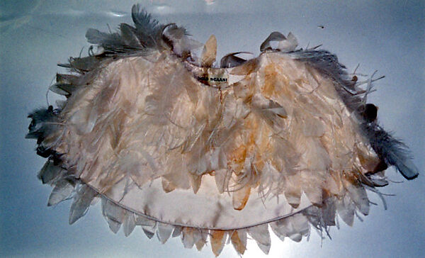 Evening ensemble, Arnold Scaasi (American, born Montreal, Canada, 1931–2015), silk, feathers, American