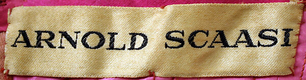 Evening dress, Arnold Scaasi (American, born Montreal, Canada, 1931–2015), plastic, silk, American