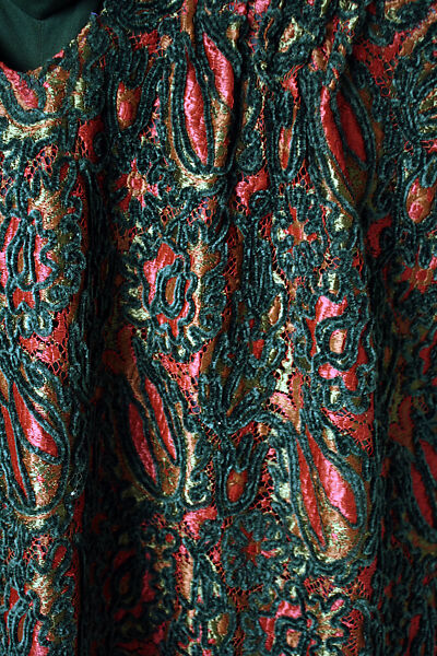 Evening ensemble, Arnold Scaasi (American, born Montreal, Canada, 1931–2015), rayon, nylon, silk, American