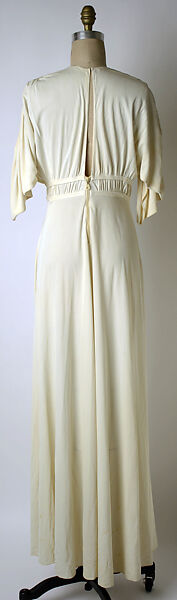 Dress, Valentina Gowns (American, 1928–1957), acetate, plastic, American