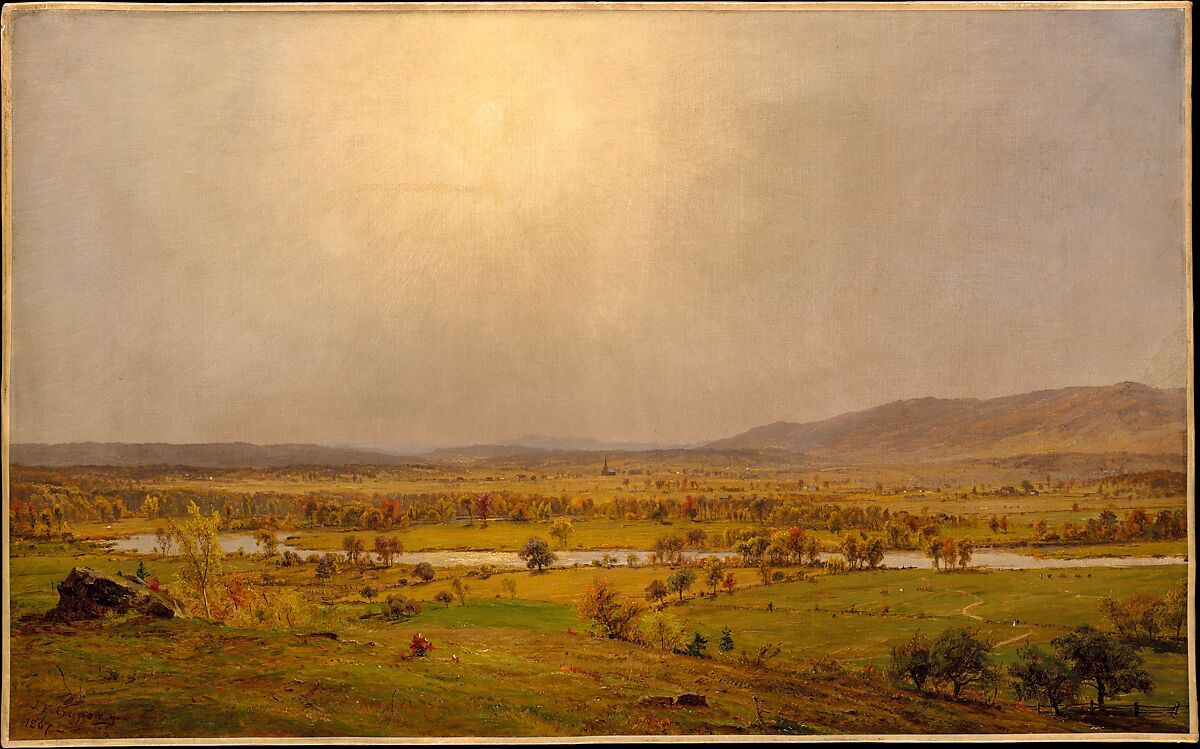 Pompton Plains, New Jersey, Jasper Francis Cropsey (American, Rossville, New York 1823–1900 Hastings-on-Hudson, New York), Oil on canvas, American 
