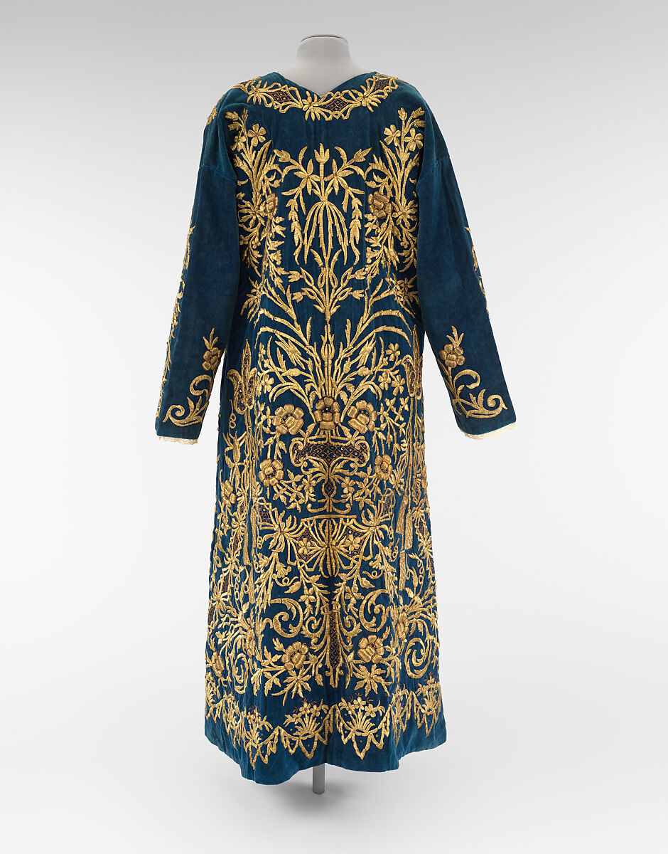 Bindalli Wedding Dress, Silk, cotton, metal wrapped thread; embroidered