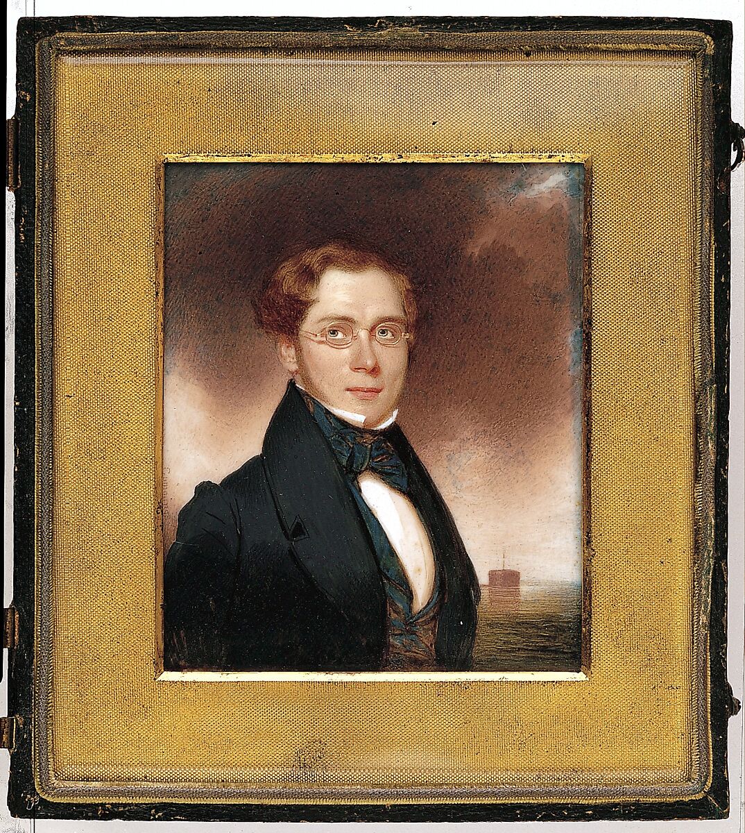 Gustavus Adolphus Rollins, Thomas Seir Cummings (American (born England), Bath 1804–1894 Hackensack, New Jersey), Watercolor on ivory, American