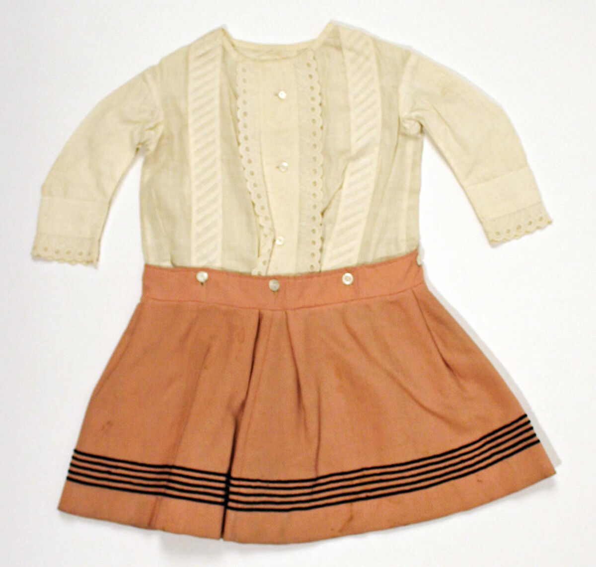 Suit, wool, cotton, American