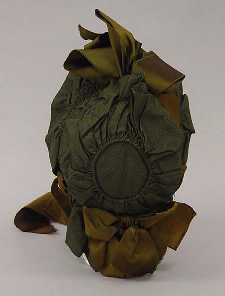 Bonnet, silk, American