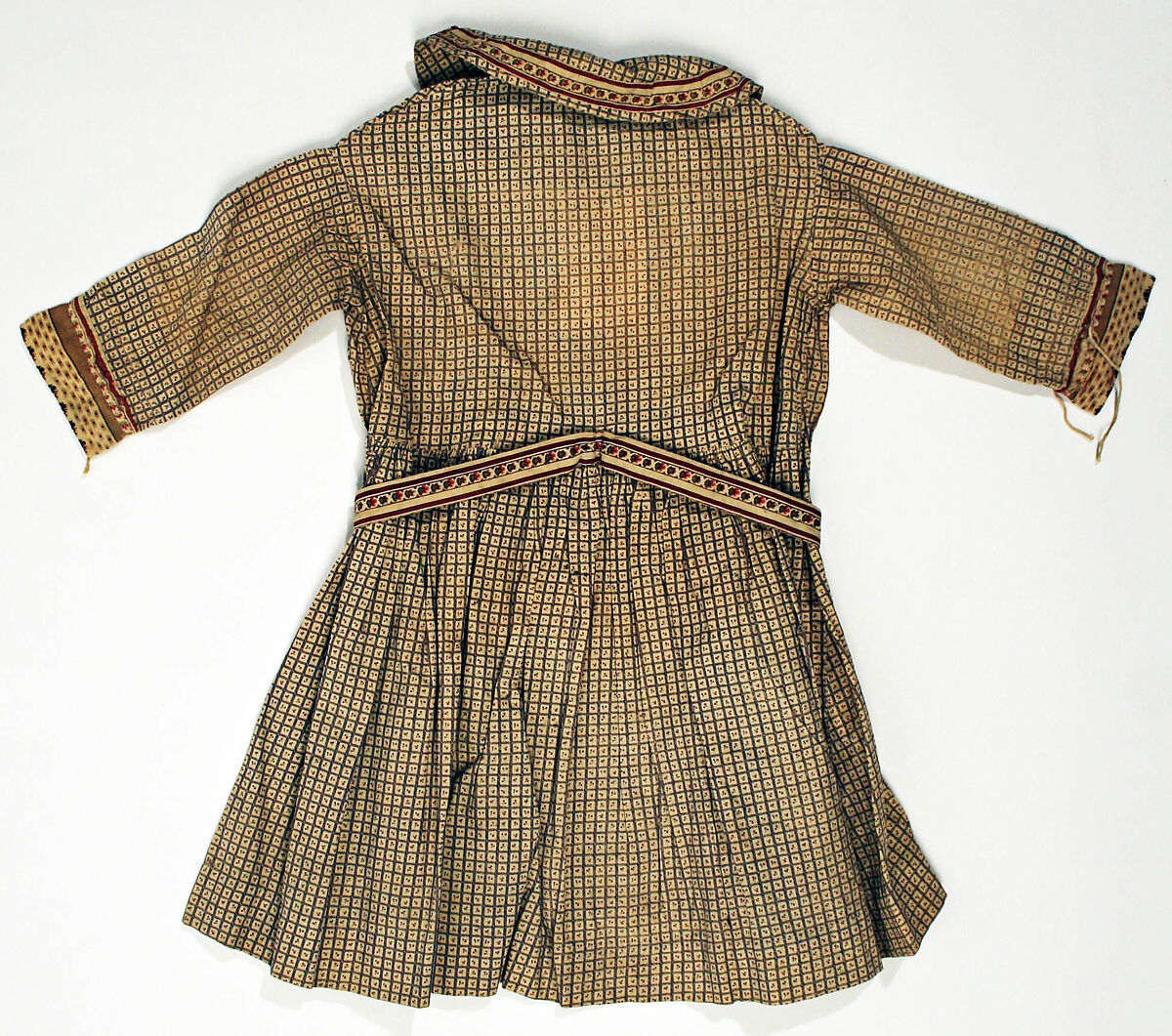 Dress, cotton, American