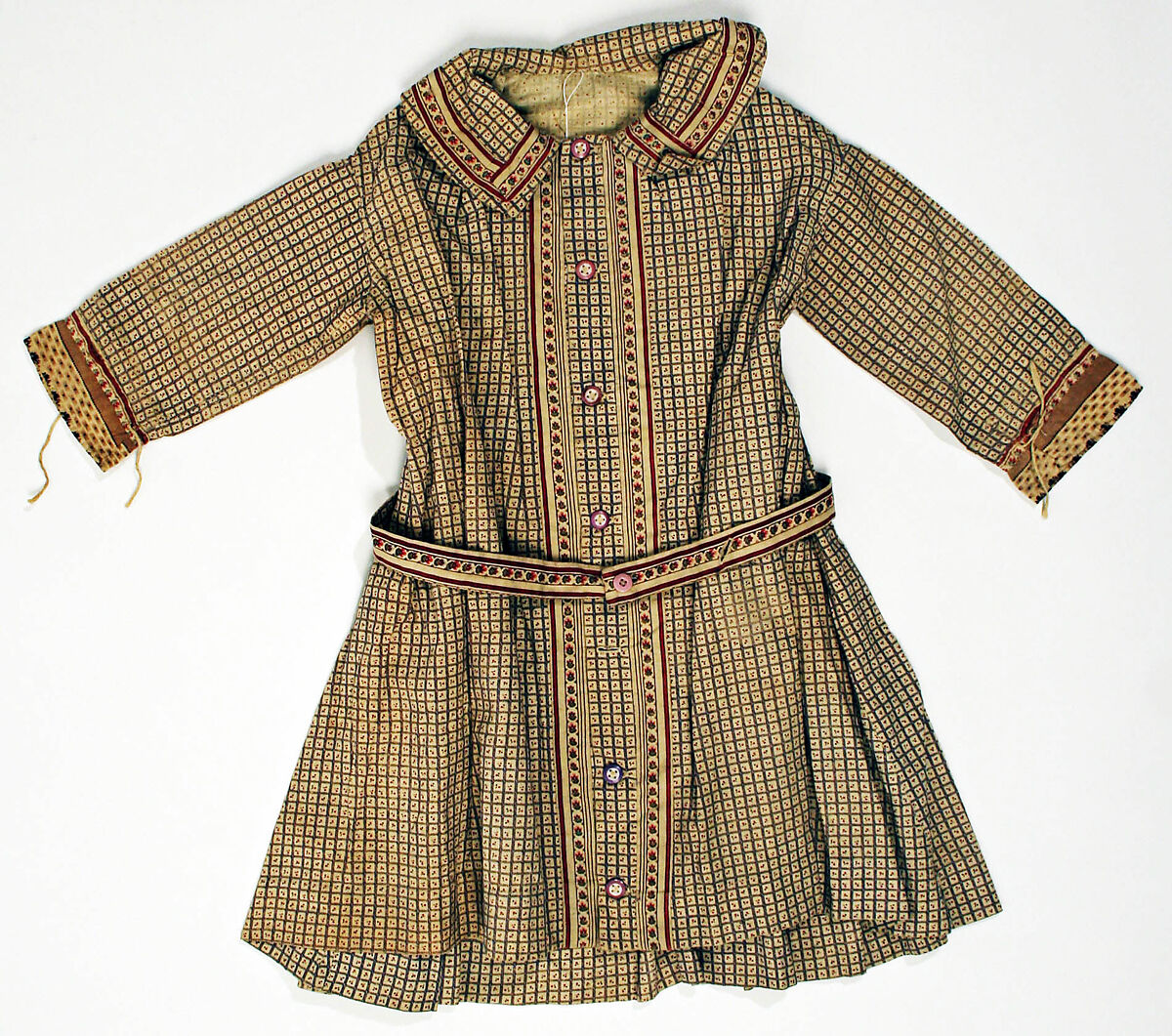 Dress, cotton, American 