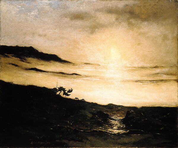 Slumbering Fog, Elliott Daingerfield (American, Harpers Ferry, West Virginia 1859–1932), Oil on canvas, American 