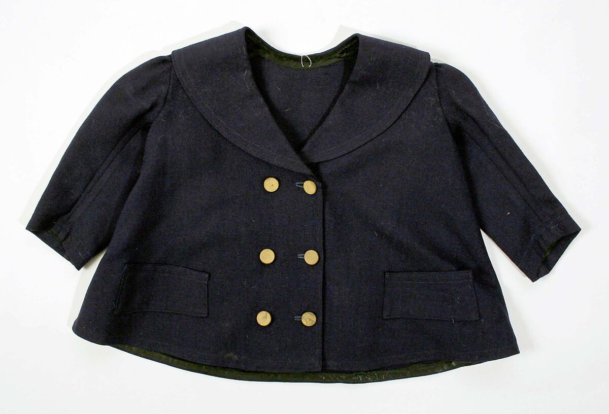 Jacket, wool, brass, American 