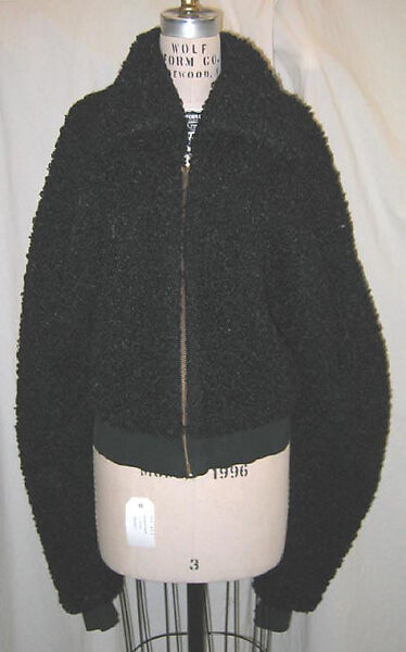 Jacket, Norma Kamali (American, born 1945), synthetic fiber, elastic, American 