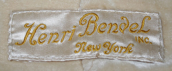 Cape, Henri Bendel (American, founded 1895), fur, silk, metallic thread, American