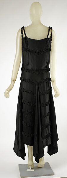 Evening dress, House of Vionnet (French, active 1912–14; 1918–39), silk, French