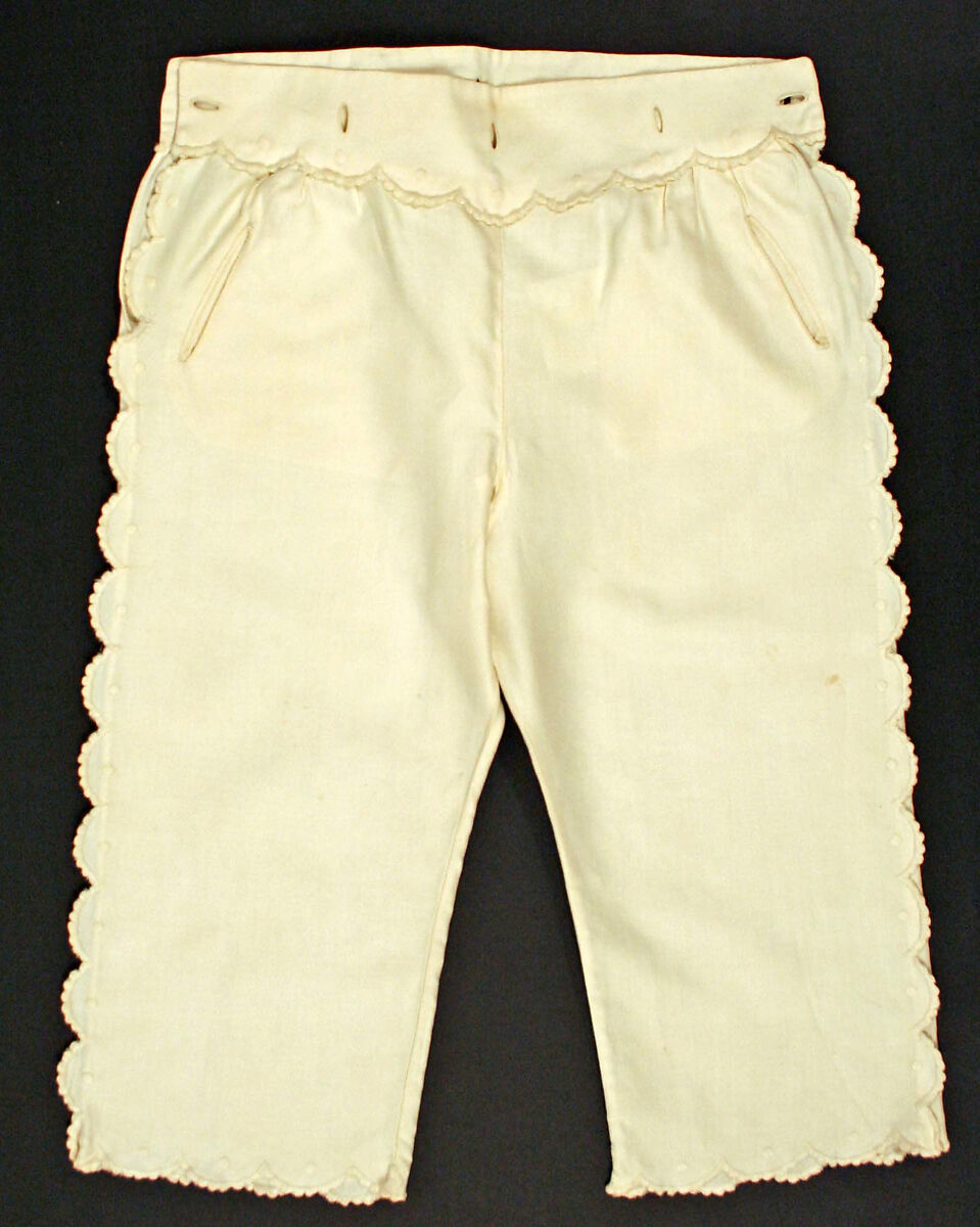 Pantaloons, cotton, American 