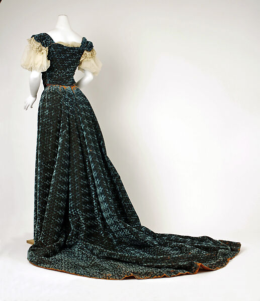 Evening ensemble, (a, b) House of Worth (French, 1858–1956), silk, European