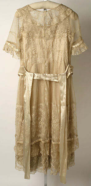 Evening dress, attributed to Lucile Ltd., New York (American, 1910–1932), silk, probably American 
