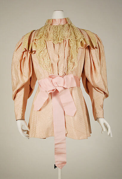 Coat, silk, American 