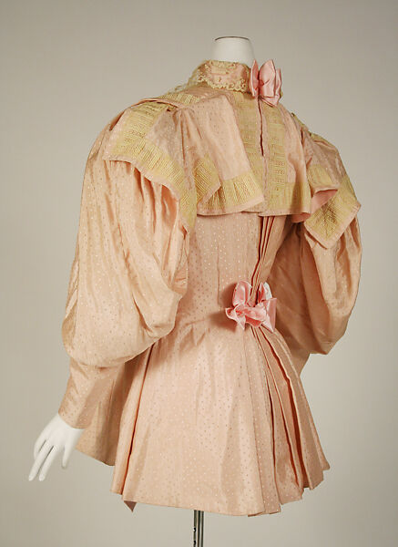 Coat, silk, American