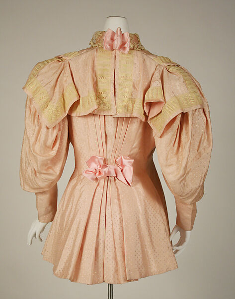 Coat, silk, American