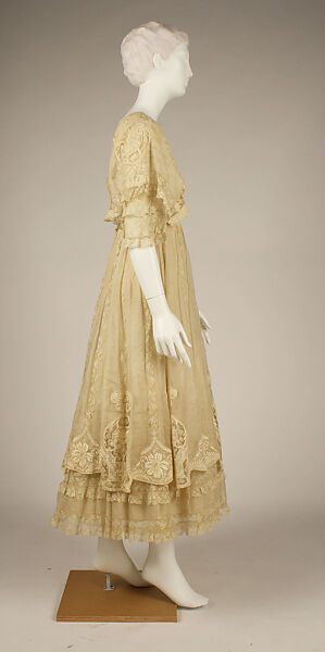 Afternoon dress, cotton, American