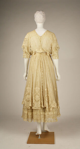Afternoon dress, cotton, American