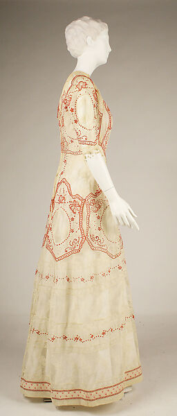 Dress, cotton, American