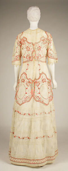 Dress, cotton, American