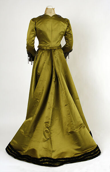 Dress, silk, American