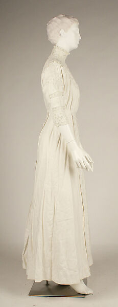 Morning dress, linen, cotton, American