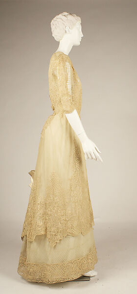 Dress, cotton, American