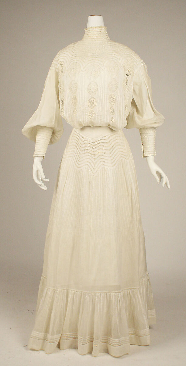 Dress, cotton, American 