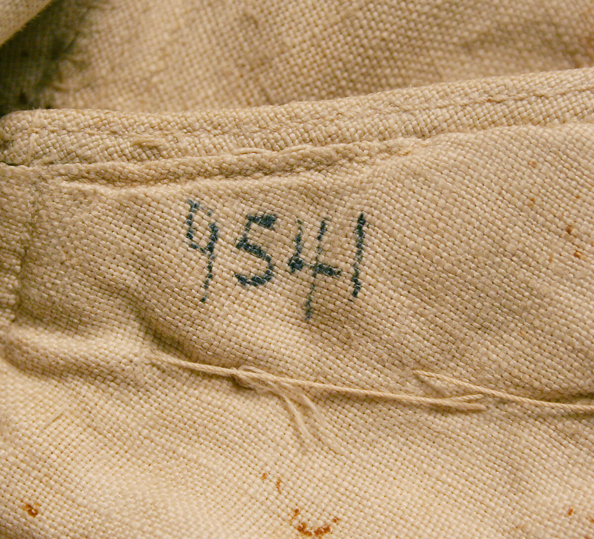 Afternoon dress, linen, American or European