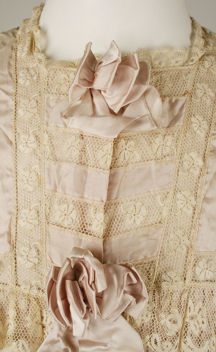 Negligée, silk, cotton, American or European