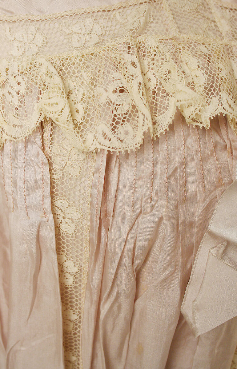 Negligée, silk, cotton, American or European