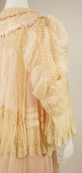 Negligée, silk, cotton, French