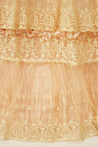 Negligée, silk, cotton, French